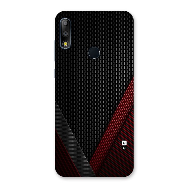 Classy Black Red Design Back Case for Zenfone Max Pro M2