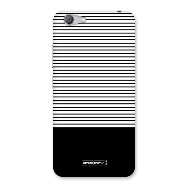 Classy Black Stripes Back Case for Vivo Y53