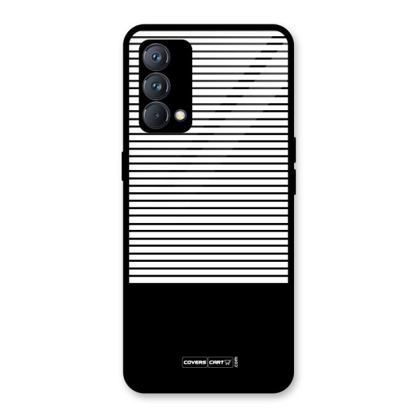 Classy Black Stripes Glass Back Case for Realme GT Master Edition