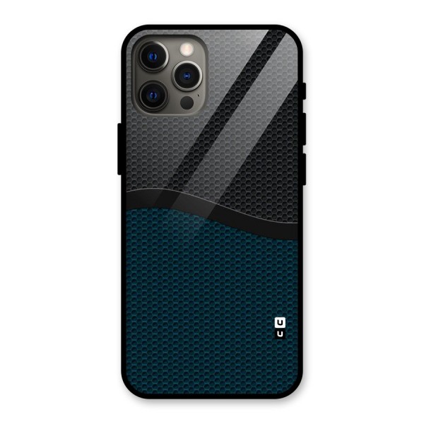 Classy Rugged Bicolor Glass Back Case for iPhone 12 Pro Max