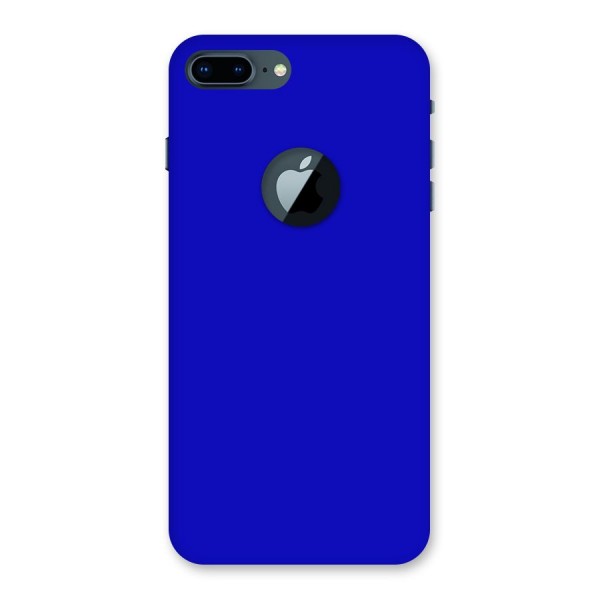 Cobalt Blue Back Case for iPhone 7 Plus Logo Cut
