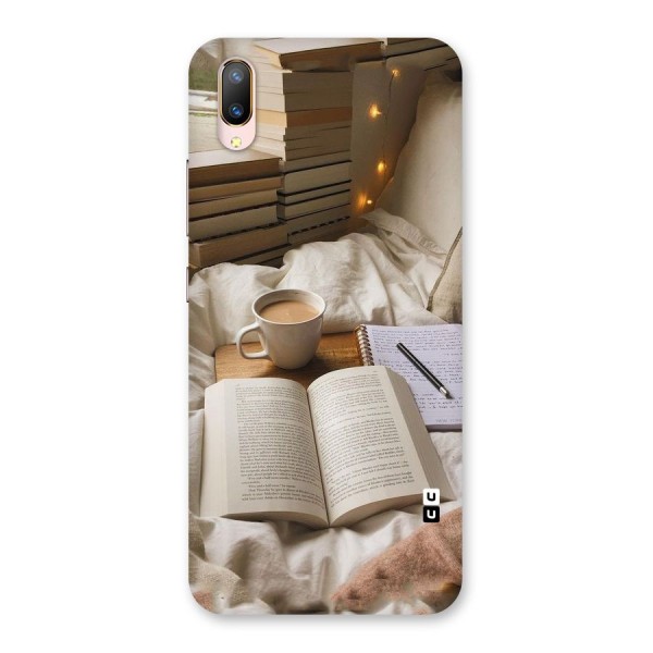 Coffee And Books Back Case for Vivo V11 Pro