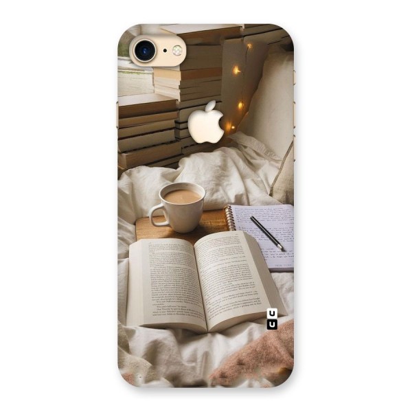 Coffee And Books Back Case for iPhone 7 Apple Cut