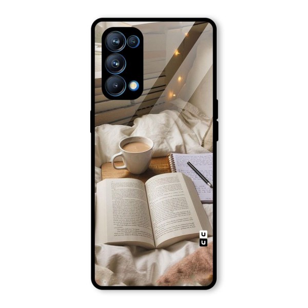 Coffee And Books Glass Back Case for Oppo Reno5 Pro 5G