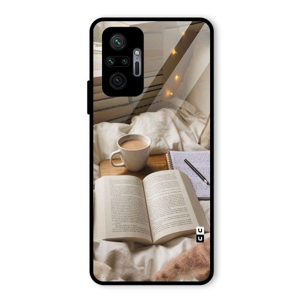 Coffee And Books Glass Back Case for Redmi Note 10 Pro