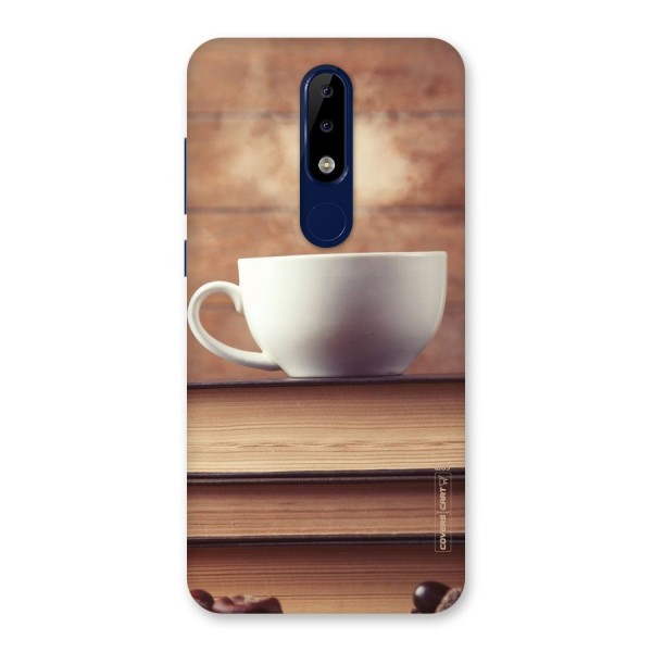 Coffee And Bookworm Back Case for Nokia 5.1 Plus
