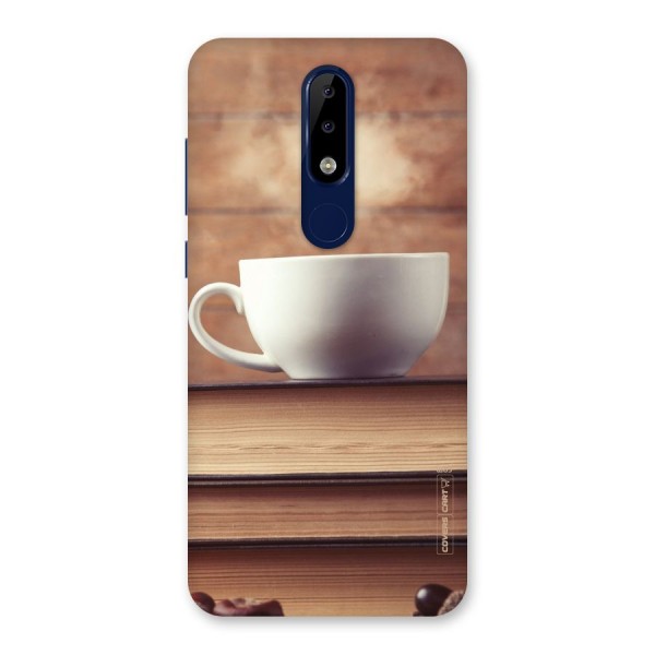 Coffee And Bookworm Back Case for Nokia 5.1 Plus