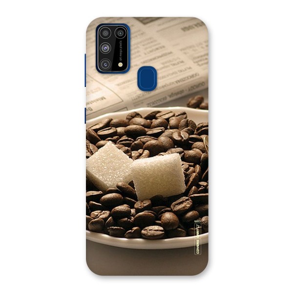Coffee And Sugar Cubes Back Case for Galaxy M31