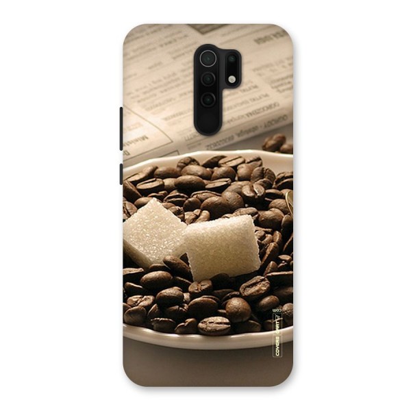 Coffee And Sugar Cubes Back Case for Redmi 9 Prime