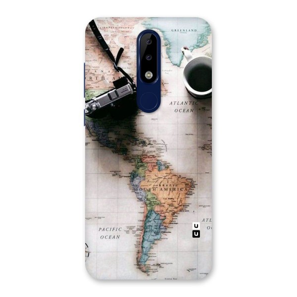 Coffee And Travel Back Case for Nokia 5.1 Plus