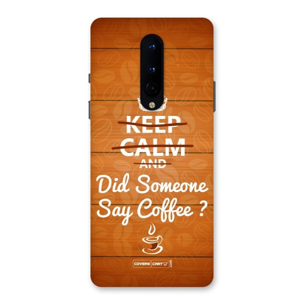 Coffee Ardour Back Case for OnePlus 8