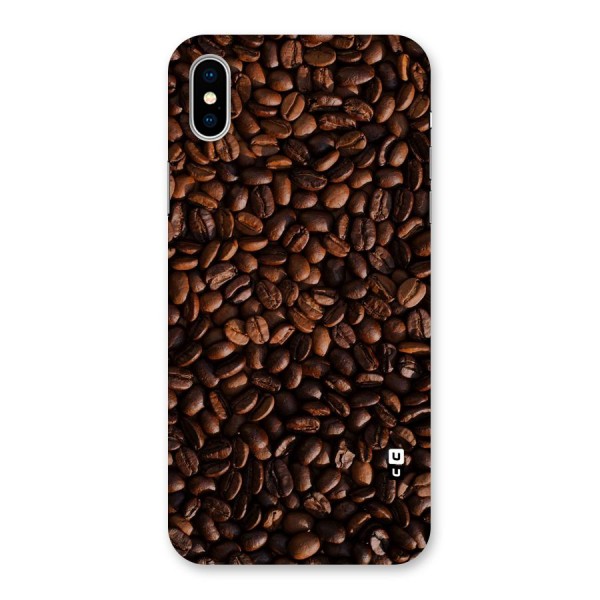 Coffee Beans Scattered Back Case for iPhone X