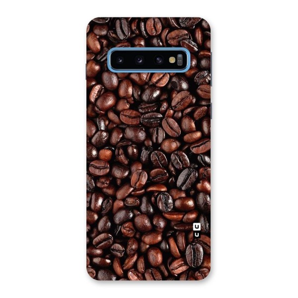 Coffee Beans Texture Back Case for Galaxy S10