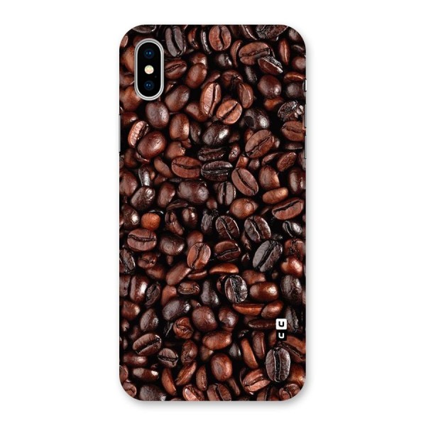 Coffee Beans Texture Back Case for iPhone X