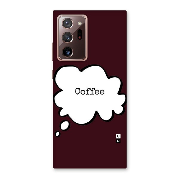 Coffee Bubble Back Case for Galaxy Note 20 Ultra