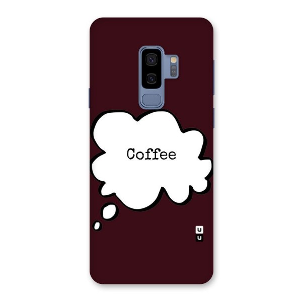 Coffee Bubble Back Case for Galaxy S9 Plus