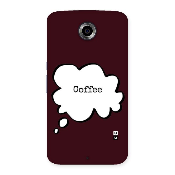 Coffee Bubble Back Case for Nexsus 6