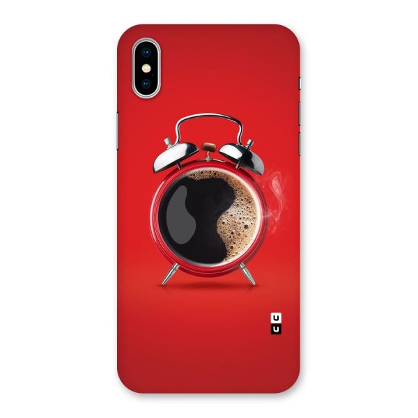 Coffee Clock Back Case for iPhone X