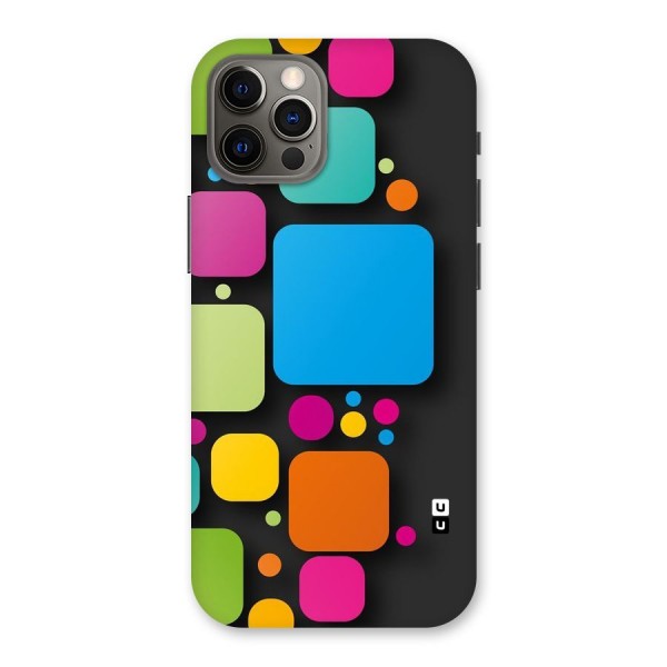Color Boxes Abstract Back Case for iPhone 12 Pro