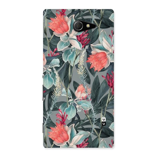 Colored Petals Back Case for Sony Xperia M2