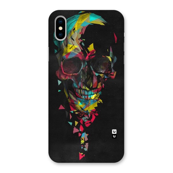 Colored Skull Shred Back Case for iPhone X