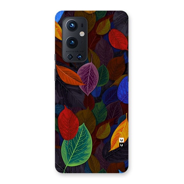 Colorful Leaves Pattern Back Case for OnePlus 9 Pro