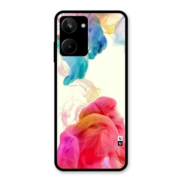 Colorful Splash Glass Back Case for Realme 10