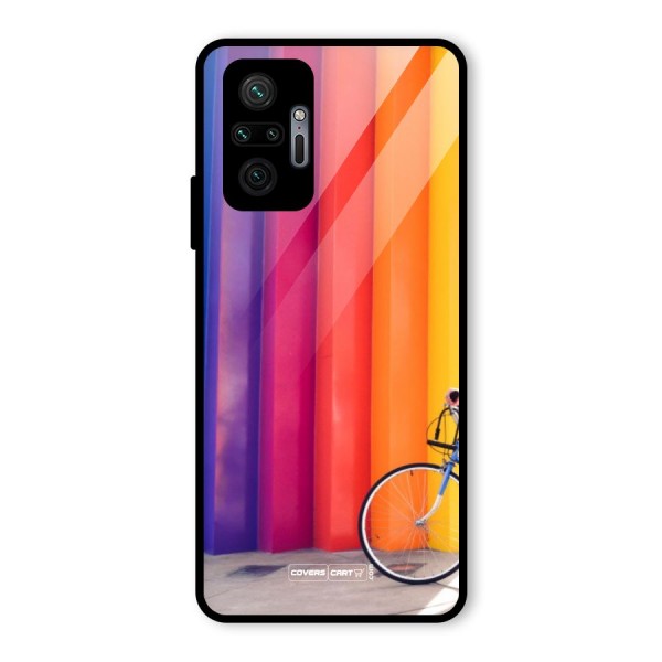 Colorful Walls Glass Back Case for Redmi Note 10 Pro Max