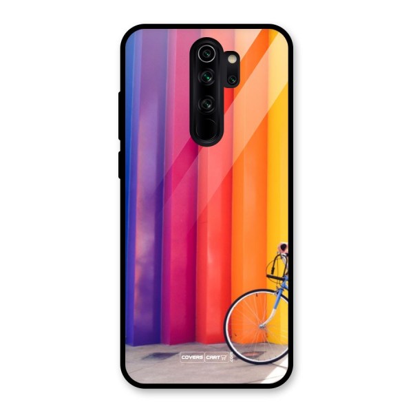 Colorful Walls Glass Back Case for Redmi Note 8 Pro