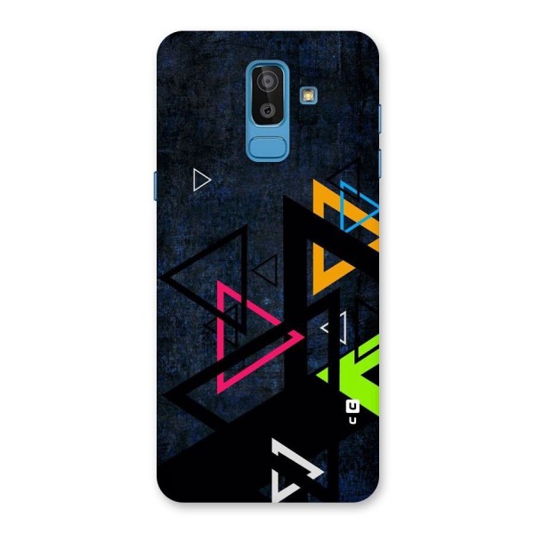Coloured Triangles Back Case for Galaxy J8