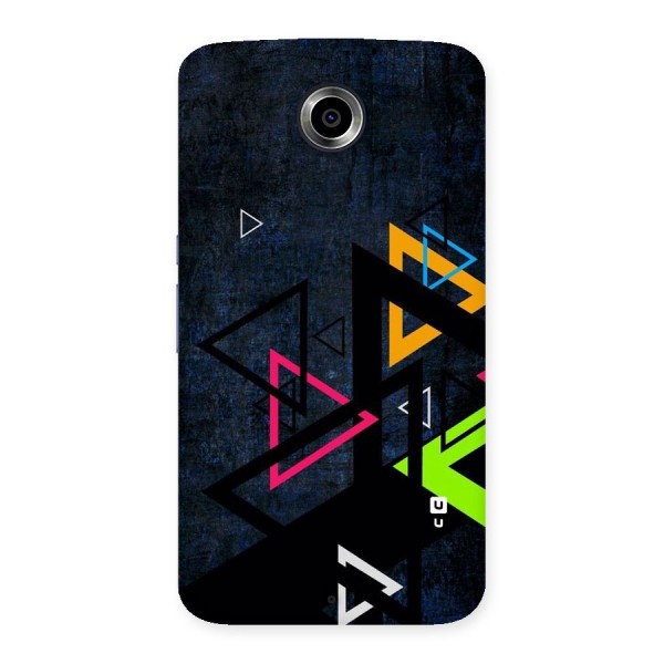 Coloured Triangles Back Case for Nexsus 6