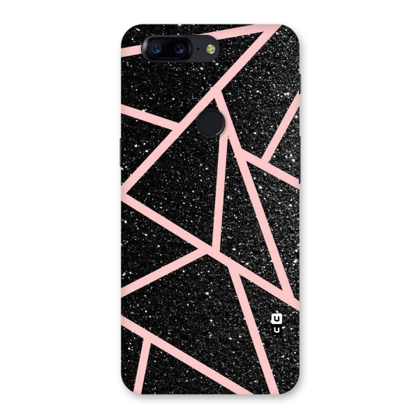 Concrete Black Pink Stripes Back Case for OnePlus 5T
