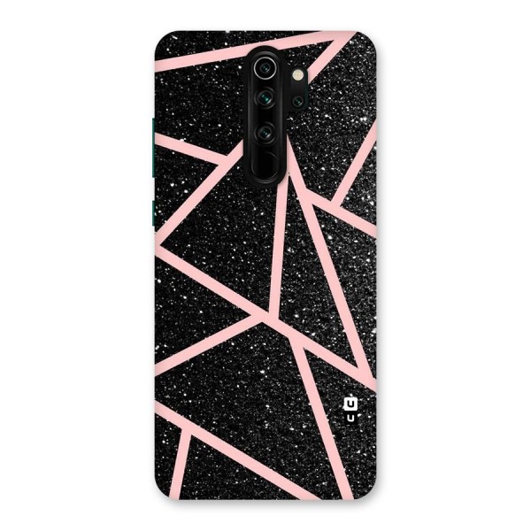 Concrete Black Pink Stripes Back Case for Redmi Note 8 Pro