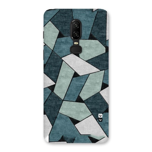 Concrete Green Abstract Back Case for OnePlus 6