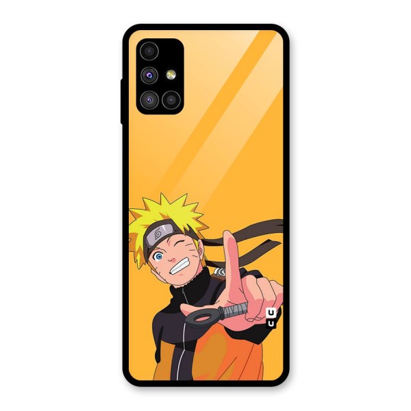 Cool Aesthetic Naruto Glass Back Case for Galaxy M51