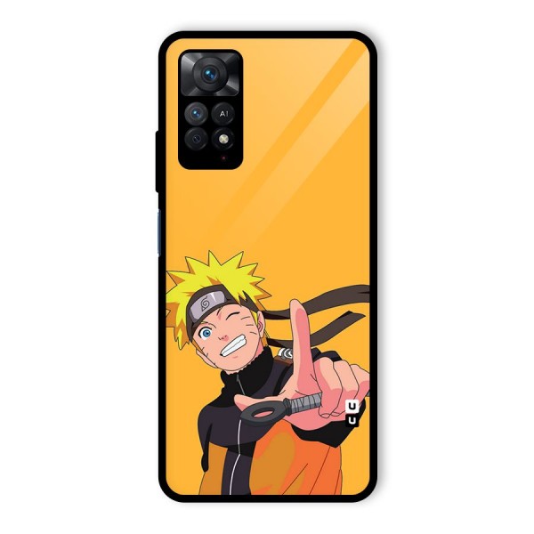 Cool Aesthetic Naruto Glass Back Case for Redmi Note 11 Pro Plus 5G