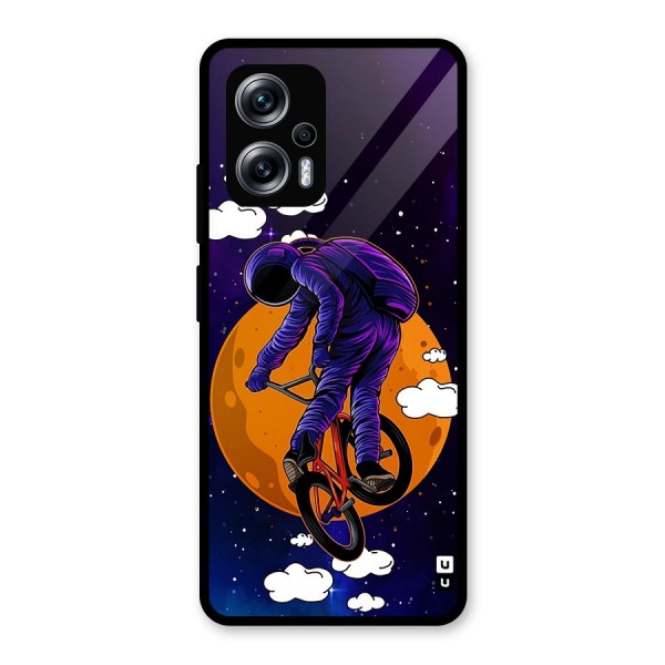 Cool Astro Cyclist Glass Back Case for Redmi K50i