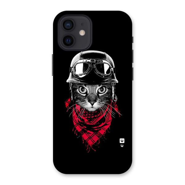 Cool Biker Cat Back Case for iPhone 12