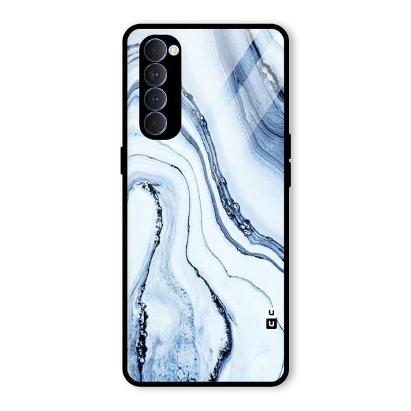 Cool Marble Art Glass Back Case for Oppo Reno4 Pro