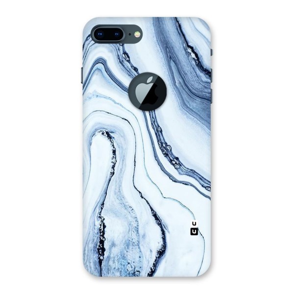 Cool Marble Style (Printed) Back Case for iPhone 7 Plus Logo Cut