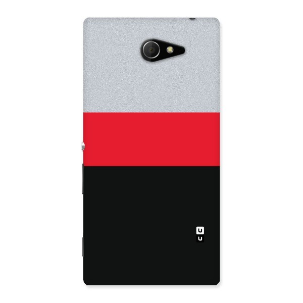 Cool Melange Stripe Back Case for Sony Xperia M2