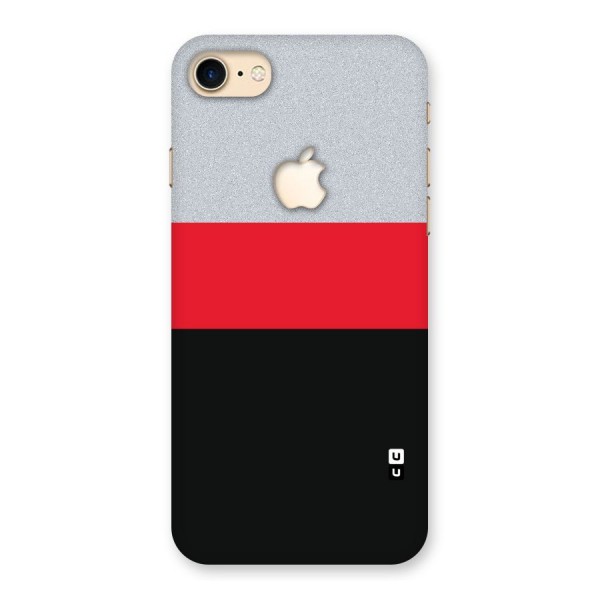 Cool Melange Stripe Back Case for iPhone 7 Apple Cut