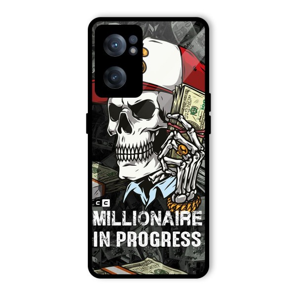 Cool Skull Millionaire In Progress Glass Back Case for OnePlus Nord CE 2 5G