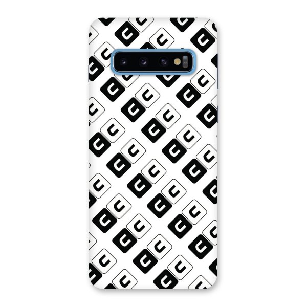 CoversCart Diagonal Banner Back Case for Galaxy S10