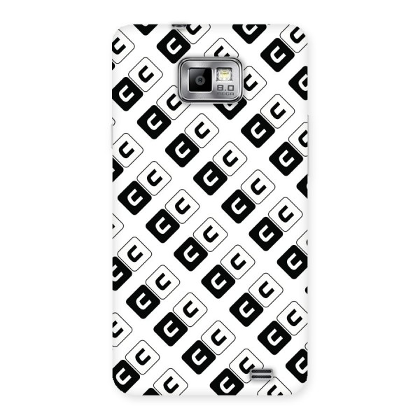 CoversCart Diagonal Banner Back Case for Galaxy S2