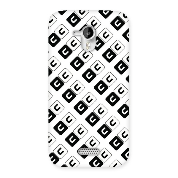 CoversCart Diagonal Banner Back Case for Micromax Canvas HD A116