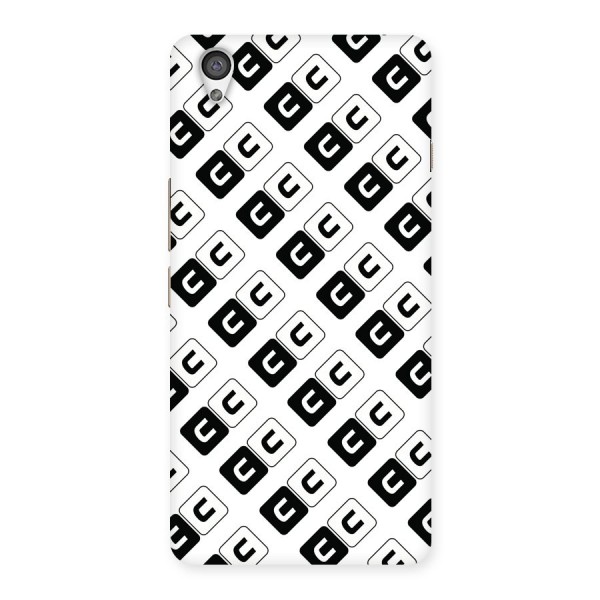 CoversCart Diagonal Banner Back Case for OnePlus X