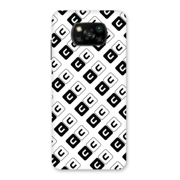 CoversCart Diagonal Banner Back Case for Poco X3