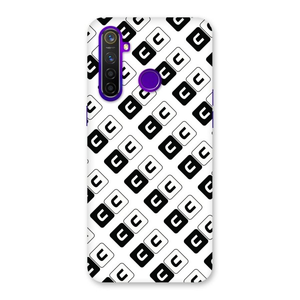 CoversCart Diagonal Banner Back Case for Realme 5 Pro