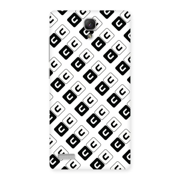 CoversCart Diagonal Banner Back Case for Redmi Note